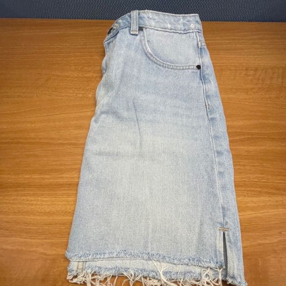 H&M distressed denim skirt size M 10 - Picture 11 of 12